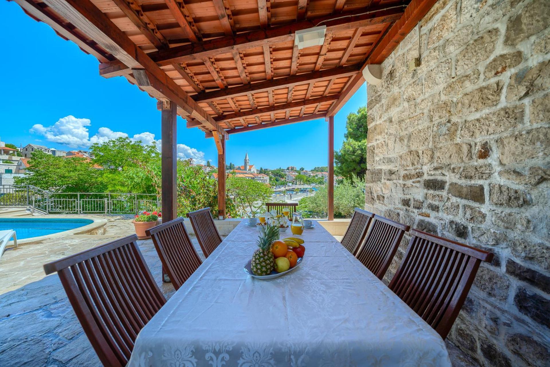 Villa Bonaca Perfect Location For A Holiday With Friends Or Family, Heated Pool Sumartin Exterior foto